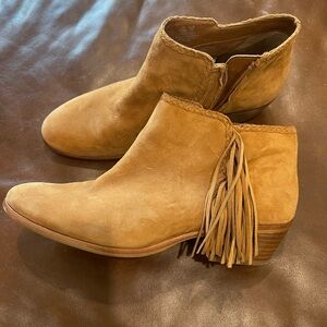 Sam Edelman Tan Suede Ankle Boots